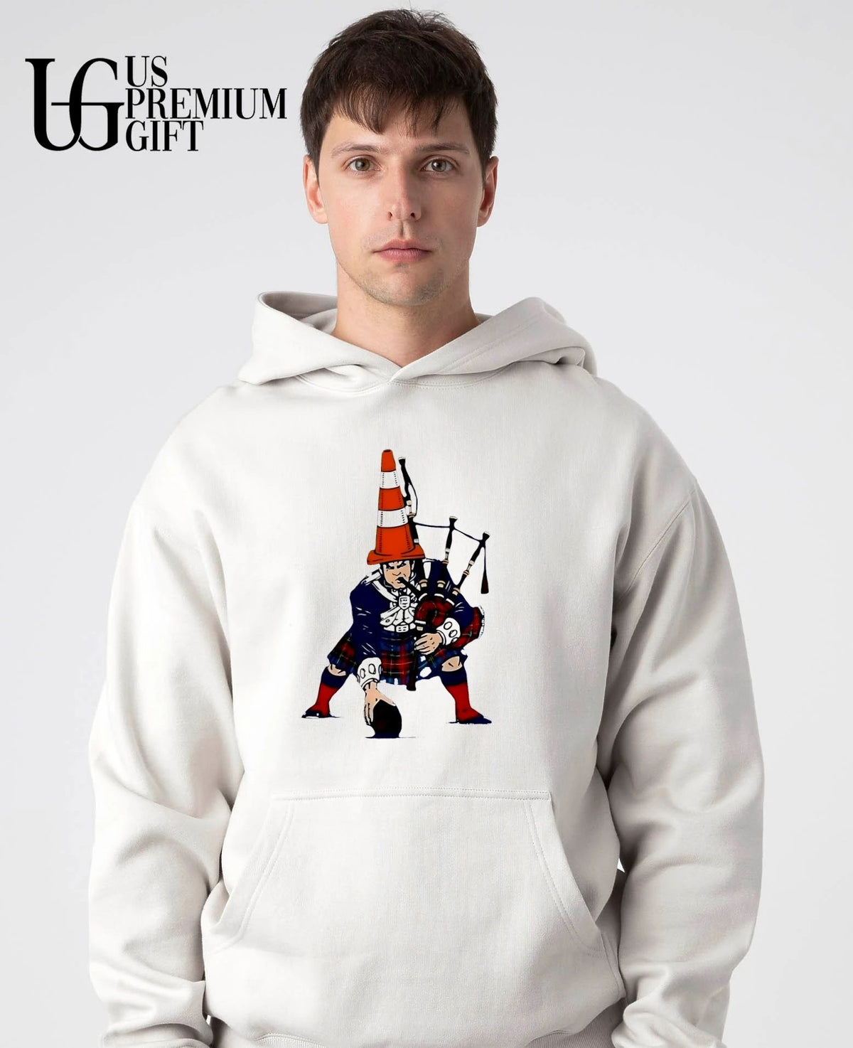 Scotland Tartan Army Traffic Cone shirt