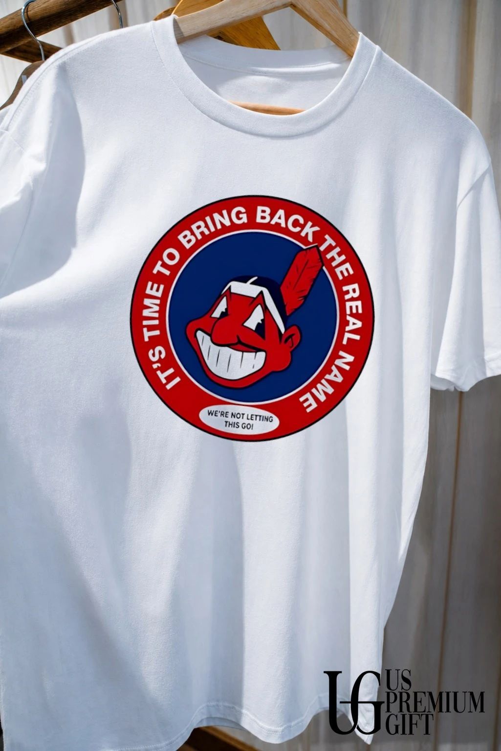 It’s Time to Bring Back the Real Name We’re Not Letting This Go Cleveland Guardians logo shirt