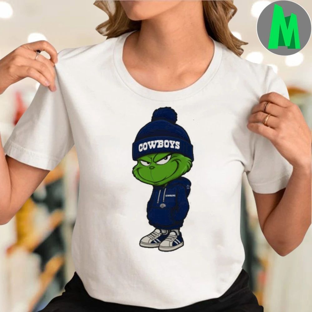 Grinch Dallas Cowboys Logo Shirt