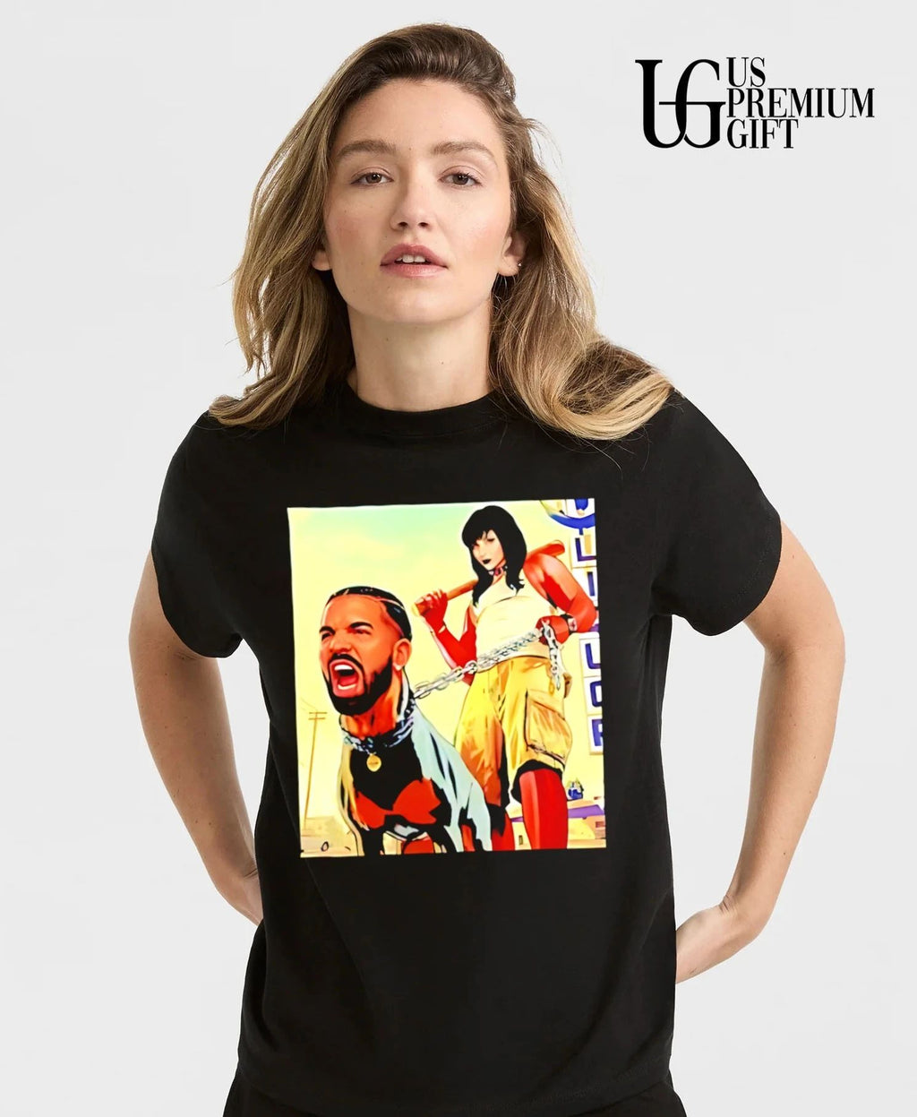 Drake and Goth girl funny shirt