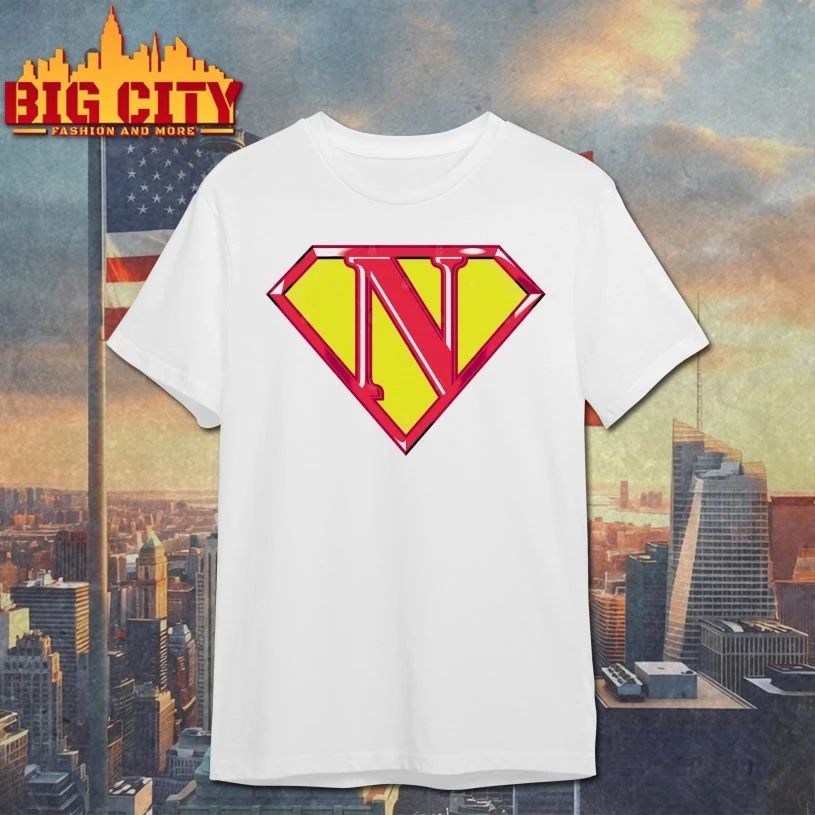 Super N Superman logo T-shirt