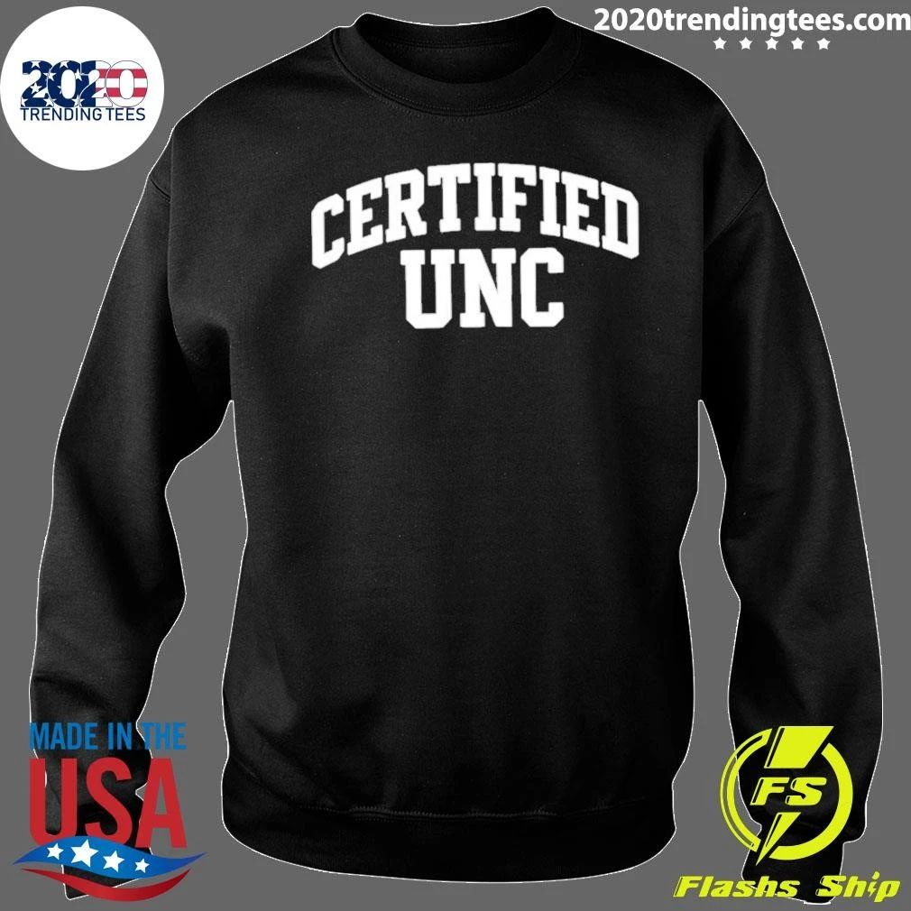 Certified Unc North Carolina Tar Heels Shirt