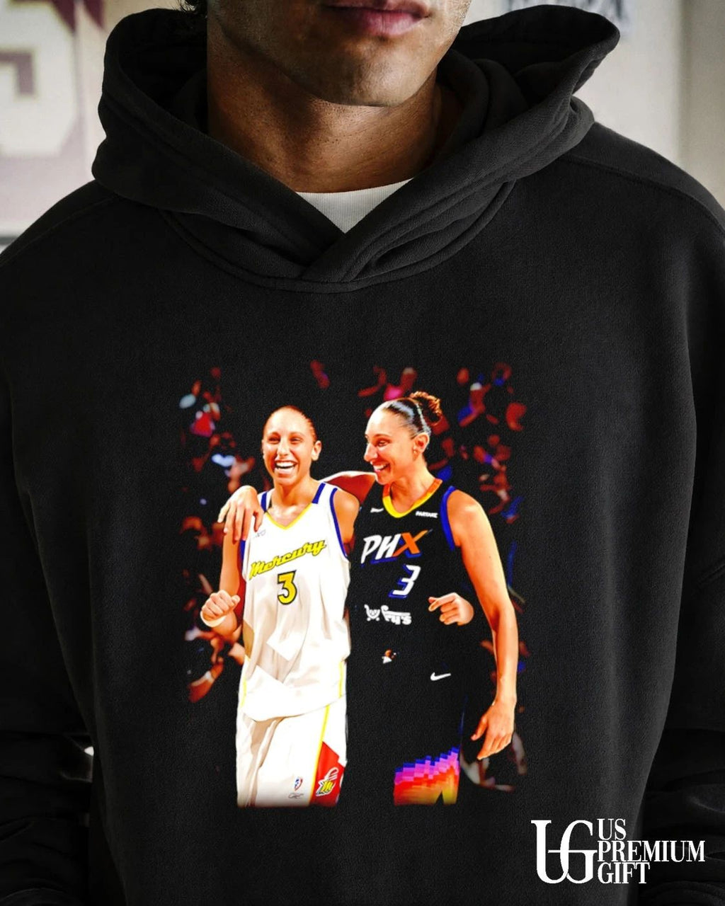Diana Taurasi hug yourself Phoenix Mercury WNBA shirt