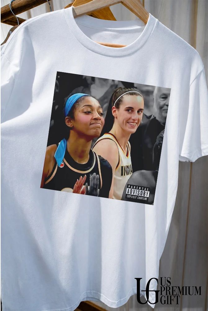 Caitlin Clark Laughing at Angel Reese shirt