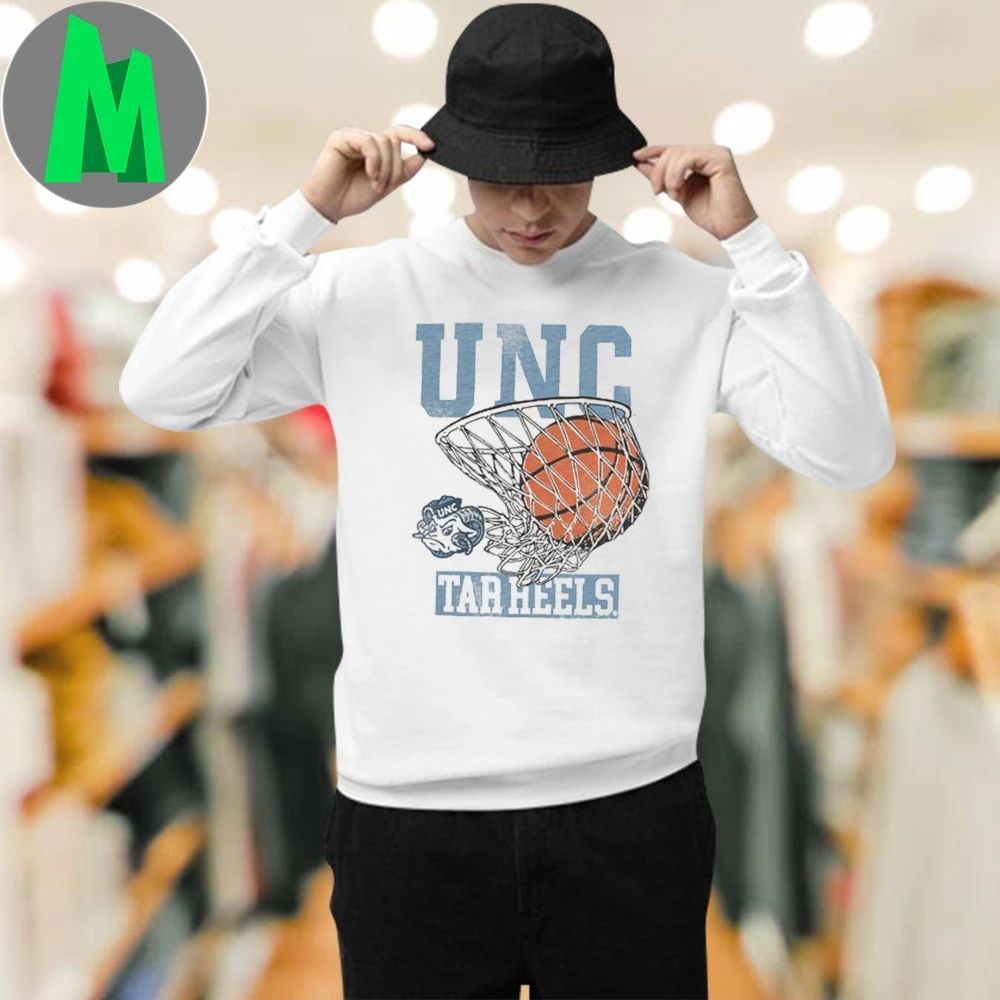 North Carolina (UNC) Tar Heels Hoops Heritage Logo Shirt