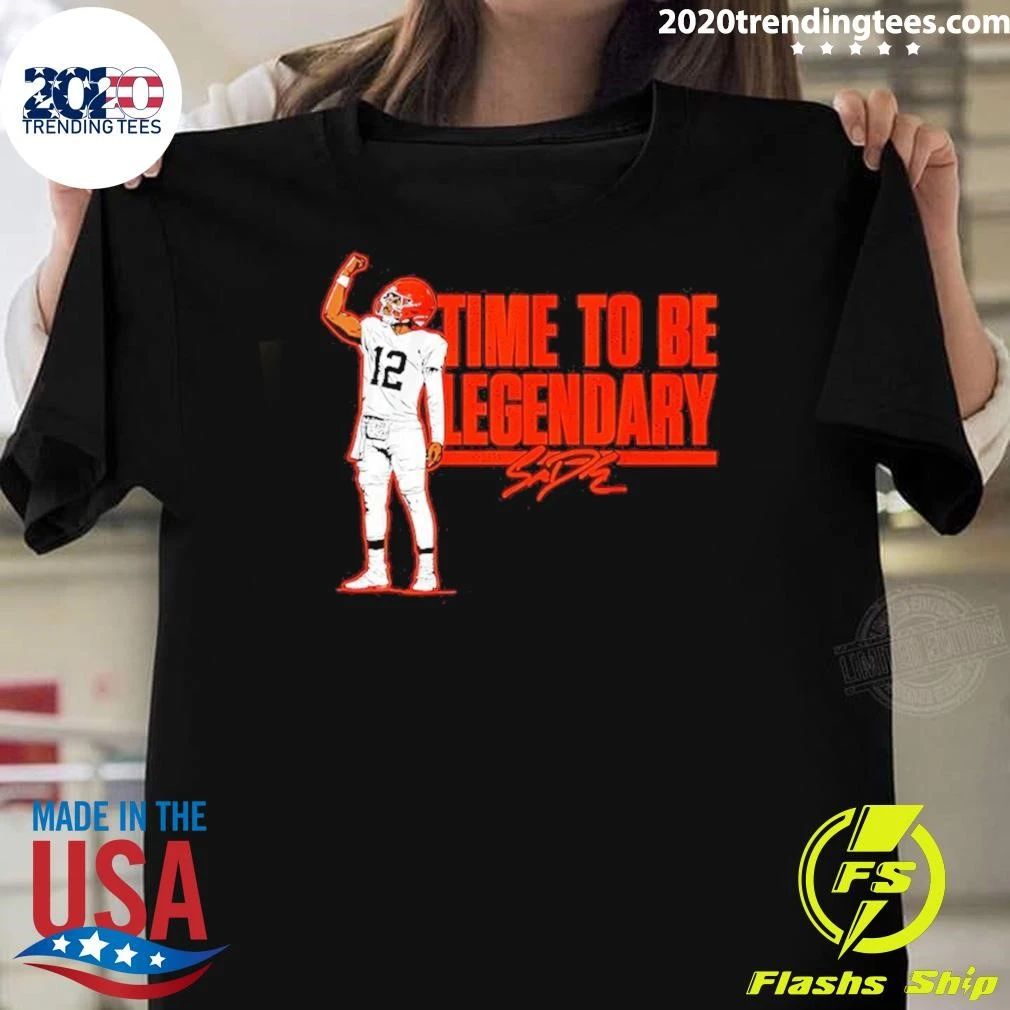 Shedeur Sanders Time To Be Legendary Signature Shirt