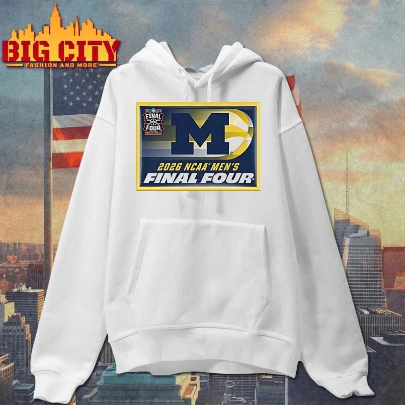 Michigan Wolverines 2026 Ncaa Mens Basketball Indianapolis Final Four Champion College Shirt
