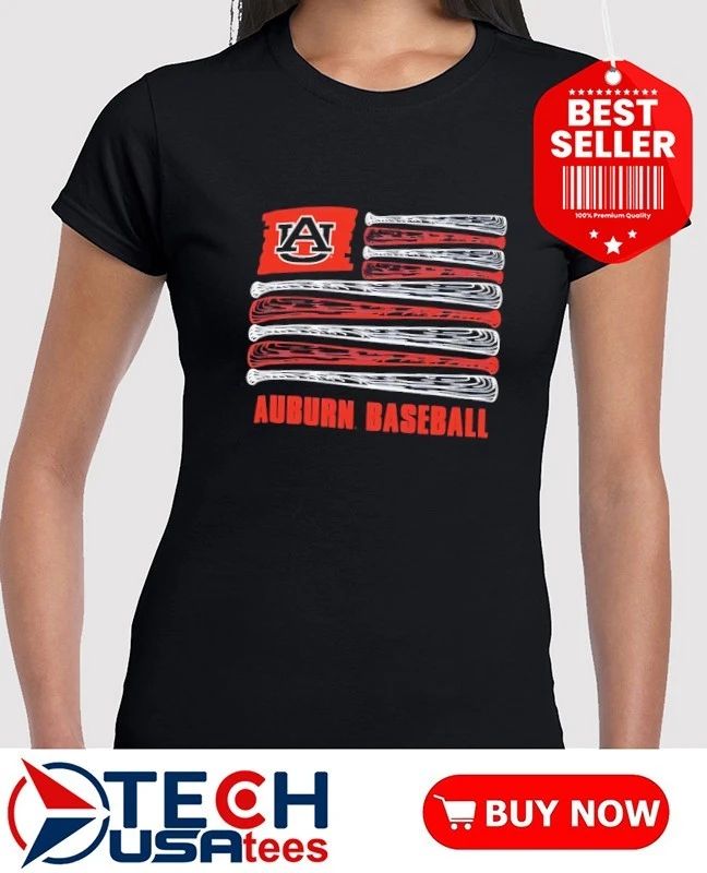 Auburn Tigers Baseball America’s 250 flag shirt