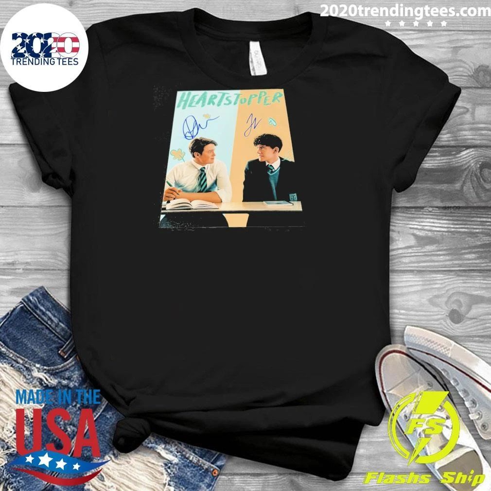 Joe Locke and Kit Connor Authentic Heartstopper Shirt