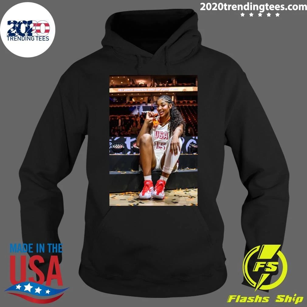 Angel Reese Wins FIBA Women’s Basketball World Cup 2026 Champions Shirt