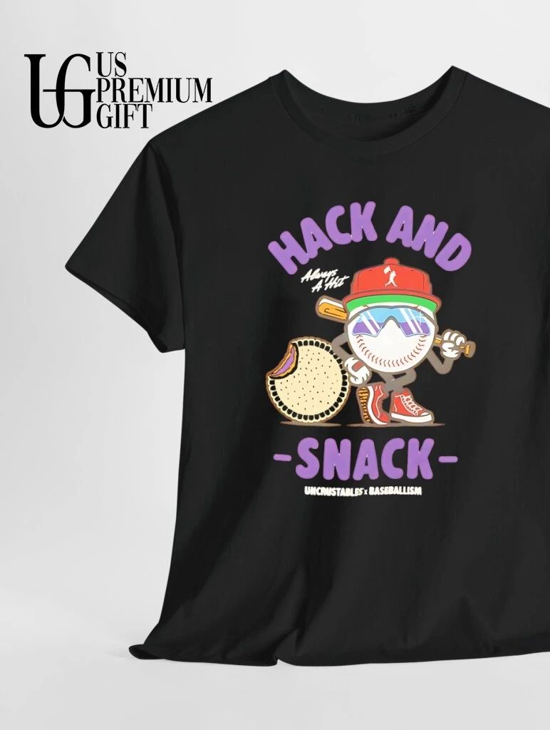 Hack and Snack baseball Uncrustables shirt