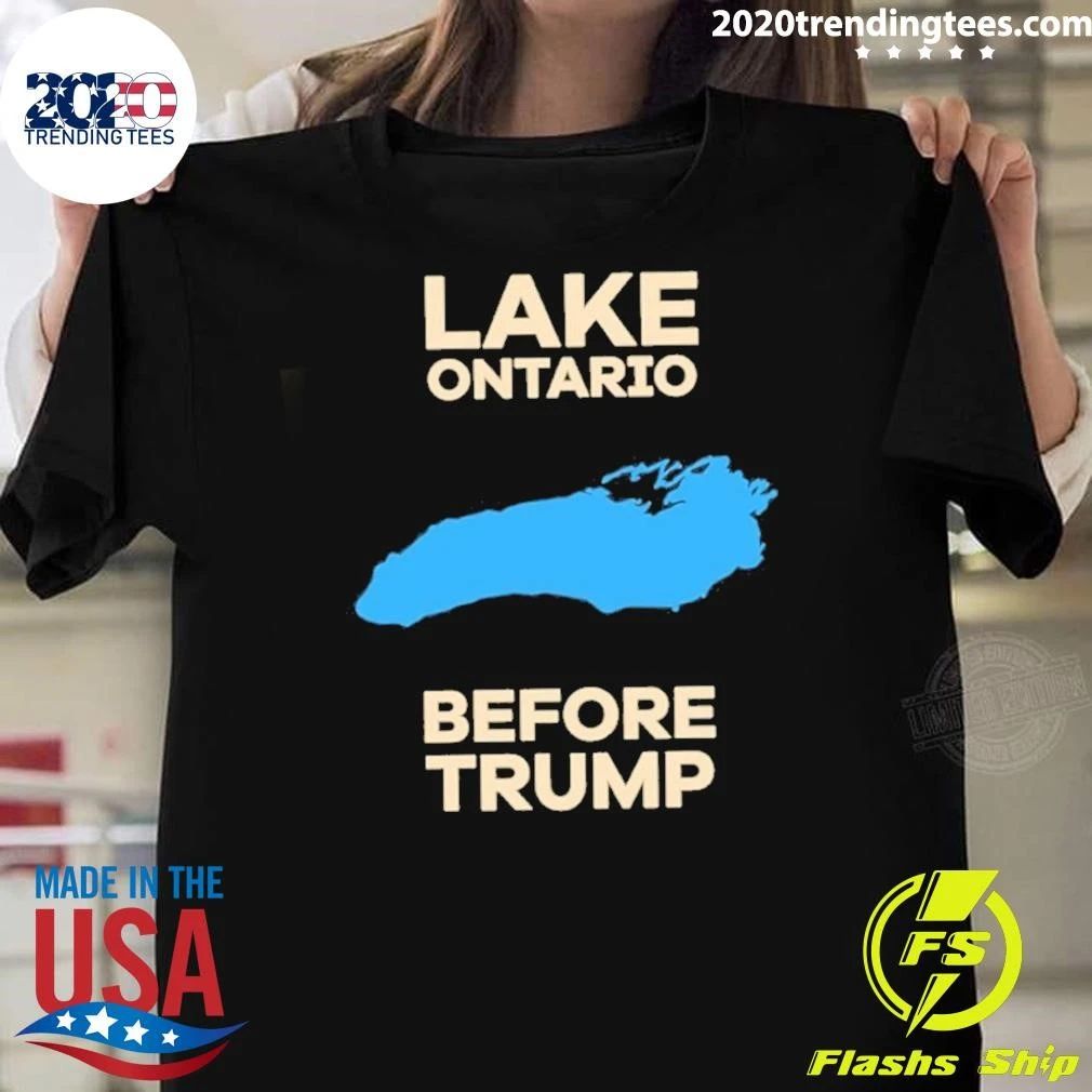 Lake Ontario Before Trump Map Shirt
