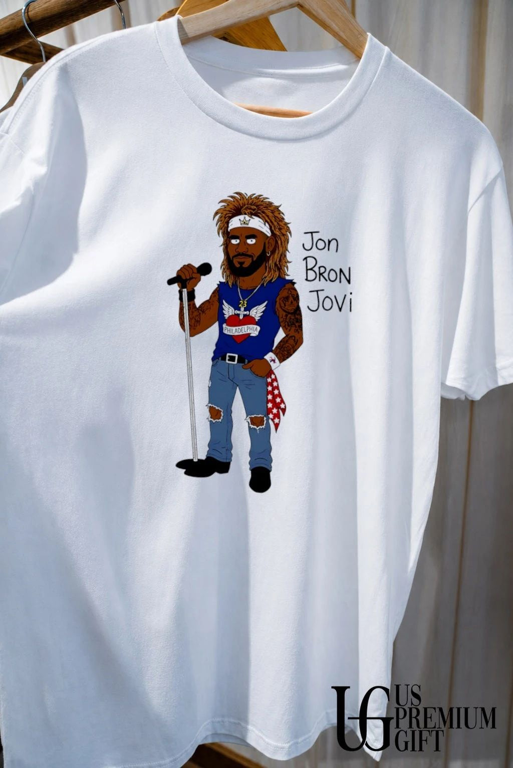 Lebron Jame Jon Bron Jovi shirt