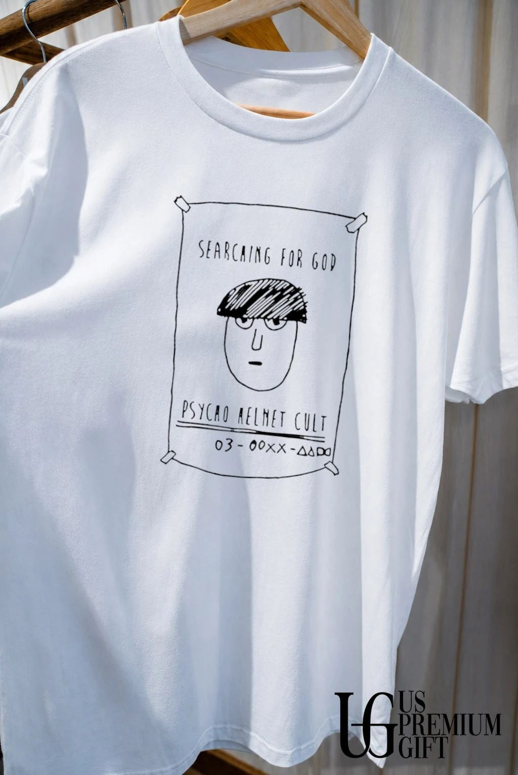 Searching For God Psycho Helmet Cult shirt