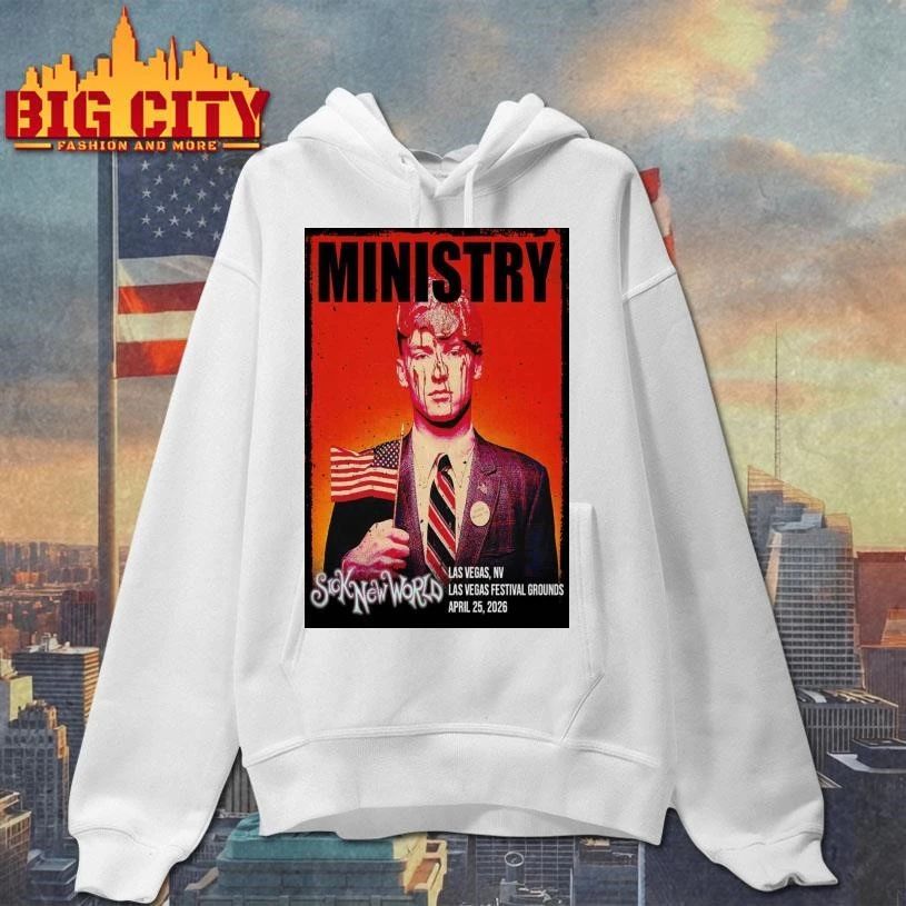 Ministry Las Vegas Festival Grounds Las Vegas NV Apr 25, 2026 Poster Shirt