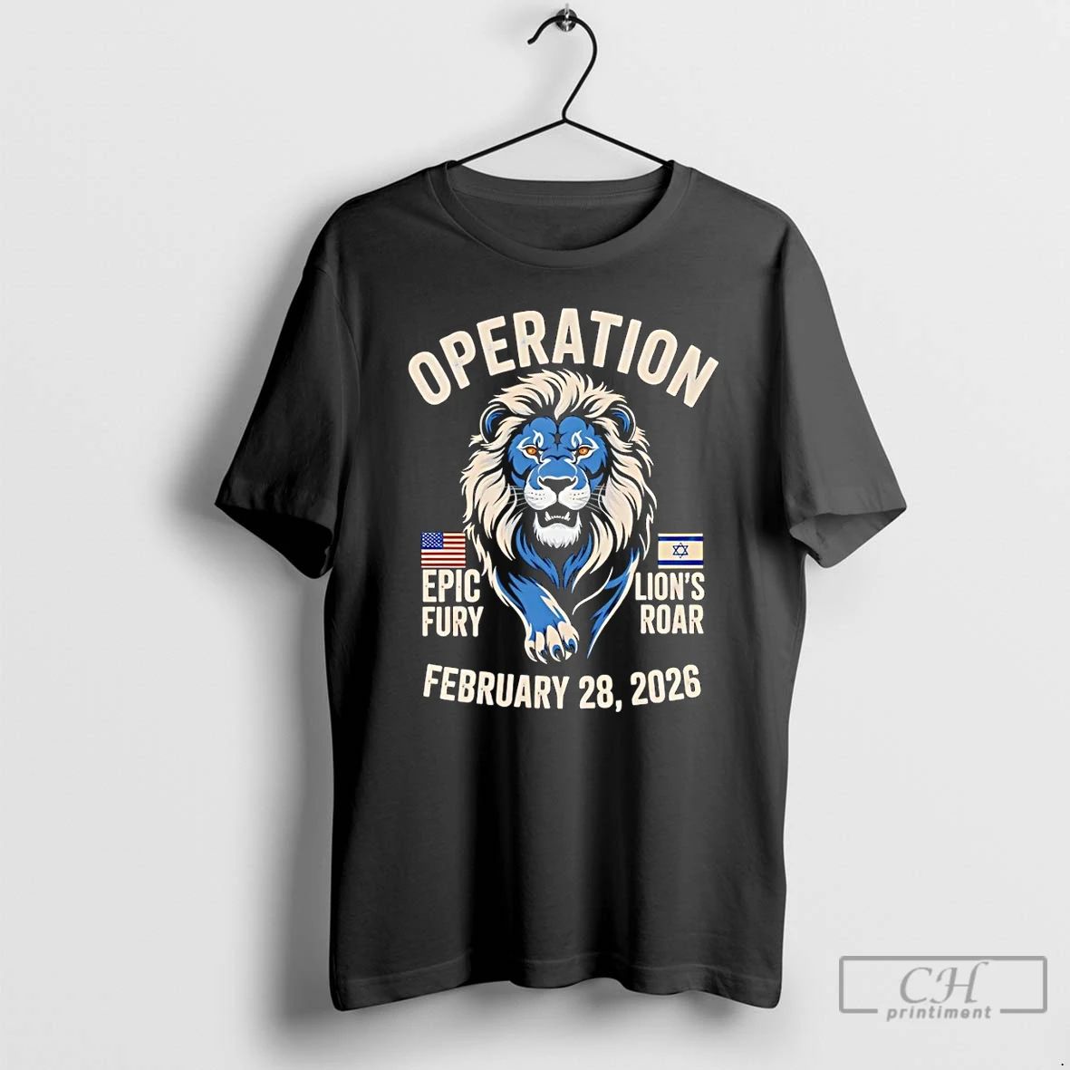 Classic Operation Lions Roar February 28 2026 Tee Israel America