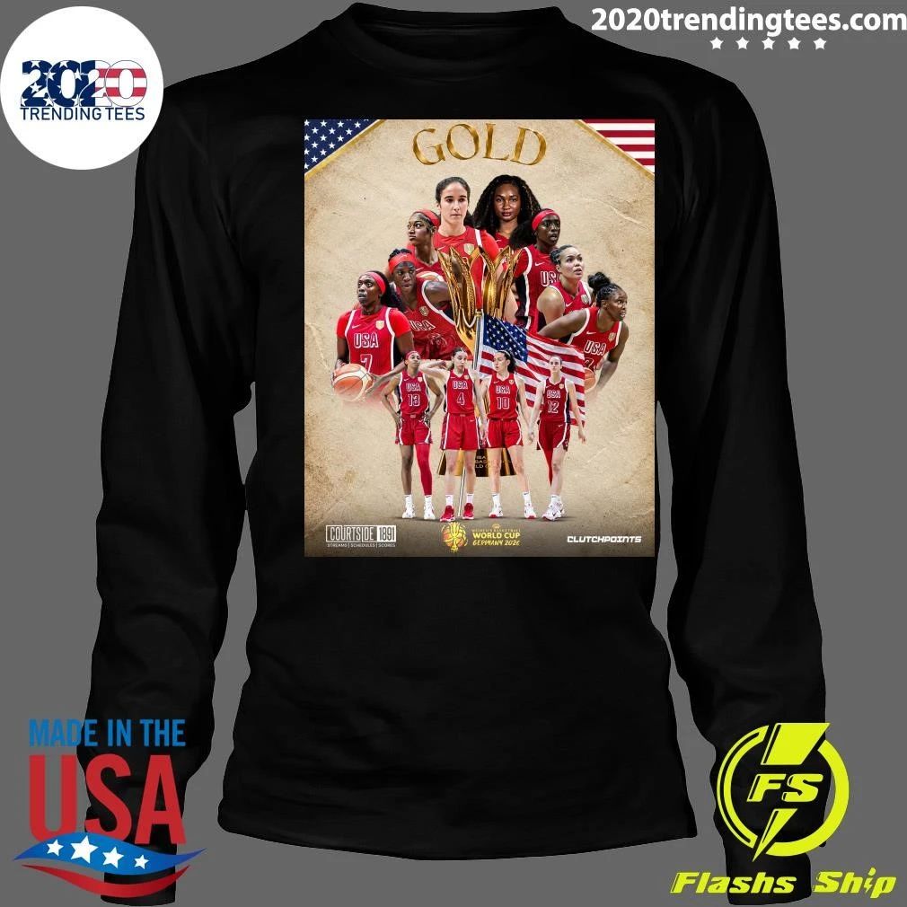 Team USA Wins The Gold Medal At The 2026 FIBA Women’s World Cup Shirt
