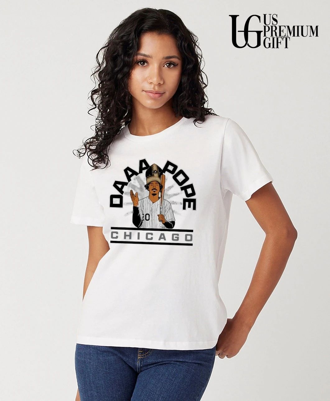 Daaa Pope White Sox Chicago’s baseball shirt