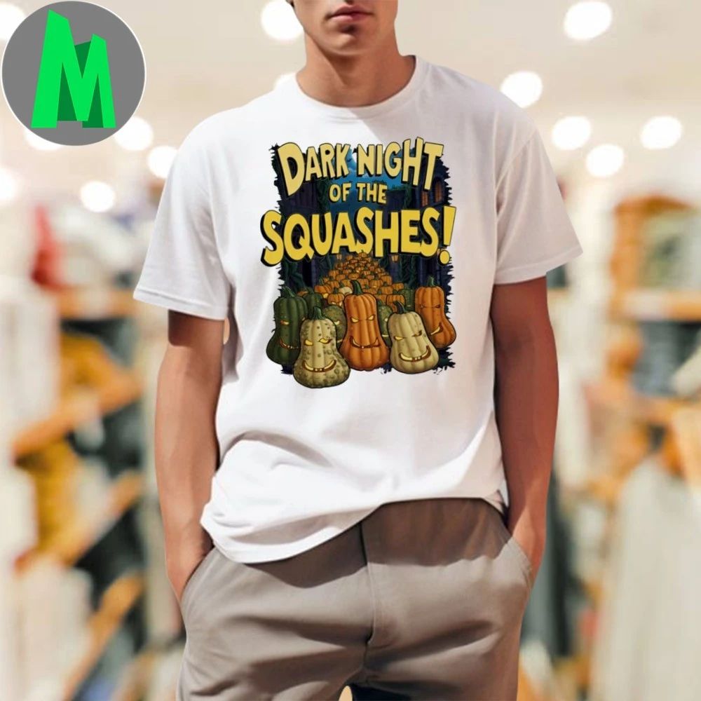 Dark Night Of The Squashes Forgotten Gourds Halloween 2025 T-Shirt