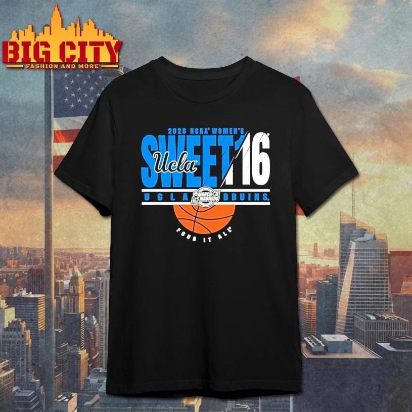 Ucla Bruins Sweet 16 2026 Womens March Madness College Shirt