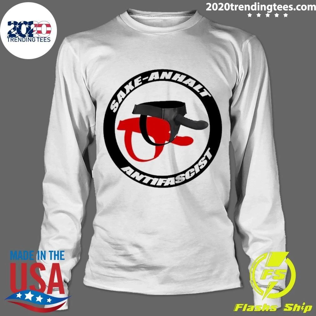 Saxe-anhalt Antifascist Antifa Political Satire Shirt