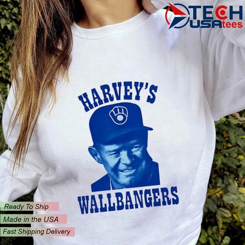 Harveys Wallbangers Milwaukee Brewers shirt