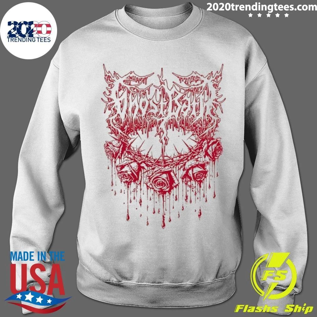 Ghost Bath Rose Thorn Illustration Shirt