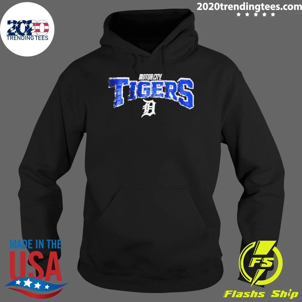 Detroit Tigers New Era Girls Youth City Connect Flip Sequin Shirt