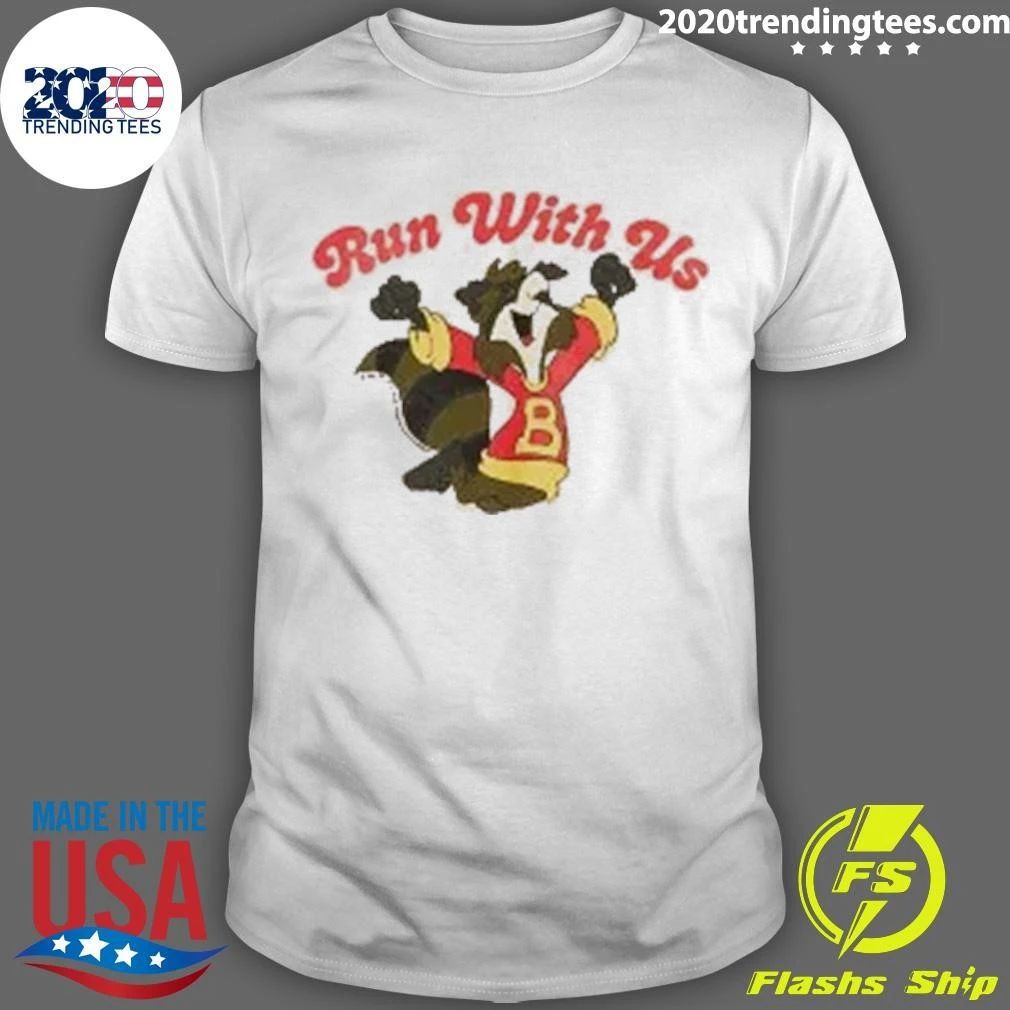 The Raccoons Bert Run With Us Natural Shirt