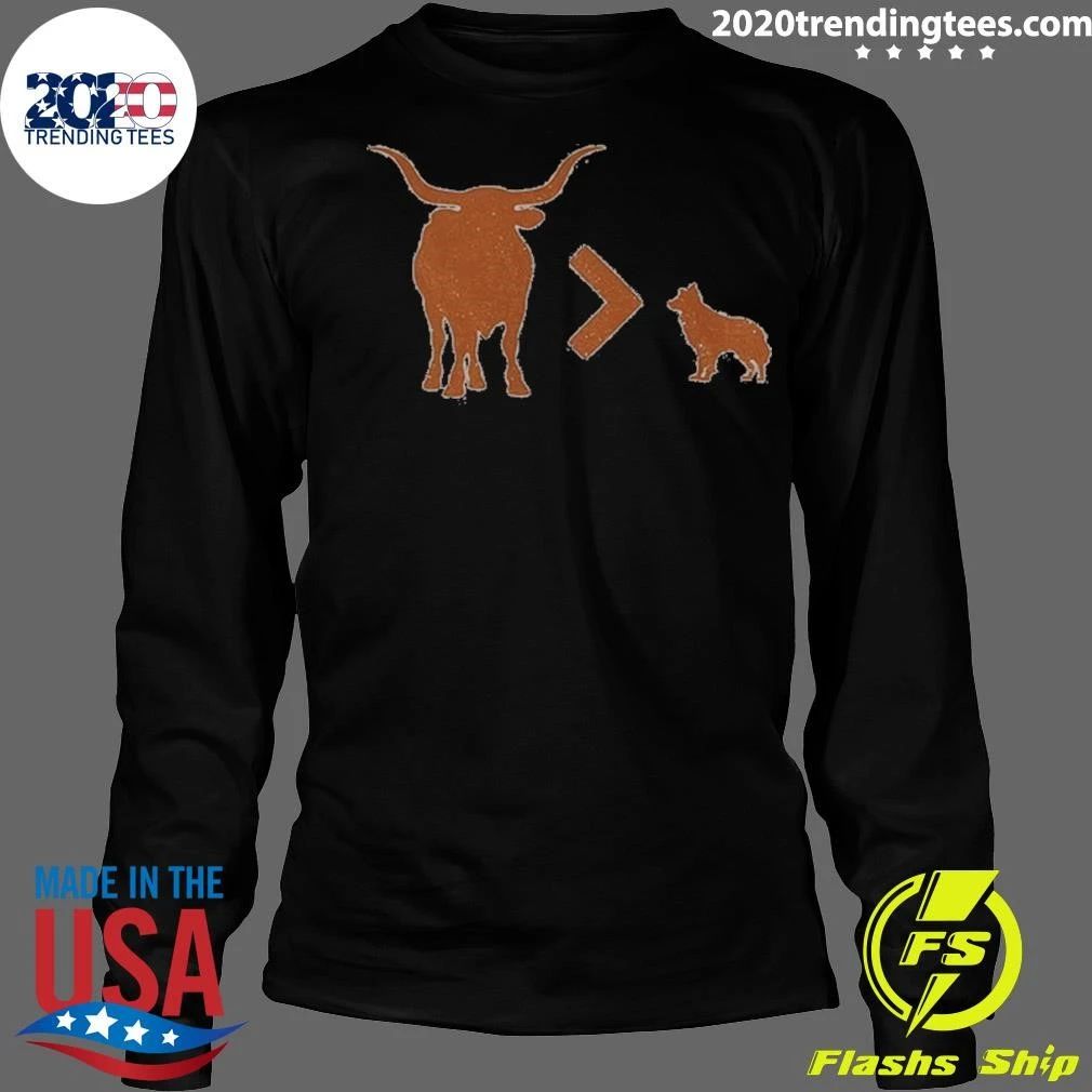Football Rivalry Longhorn Greater Than Collie Gameday Shirt