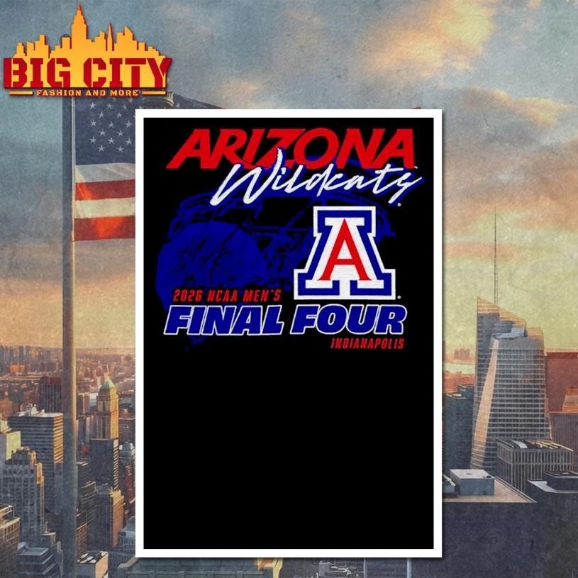 Arizona Wildcats 2026 NCAA Final Four College Shirt