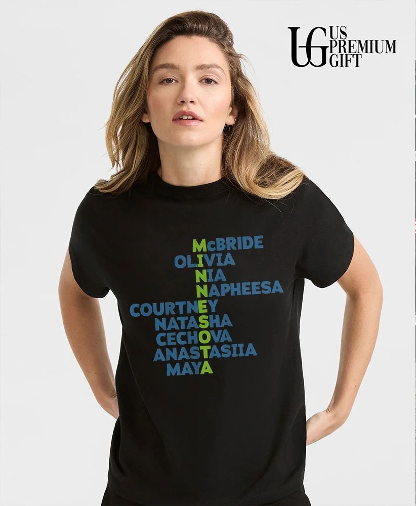 Kayla McBride Napheesa Collier WNBA Minnesota Lynx Players List Name shirt