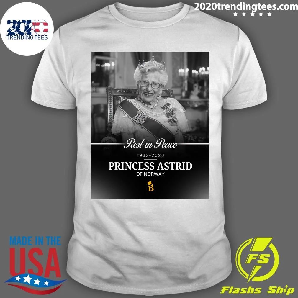 Rest In Peace 1932-2026 Princess Astrid Of Norway Shirt