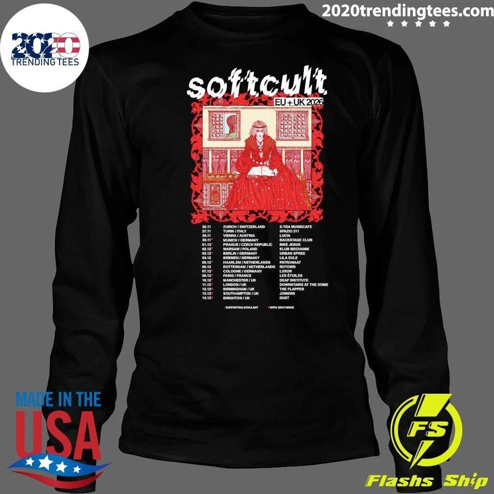 Softcult EU UK Tour 2026 Tour Shirt