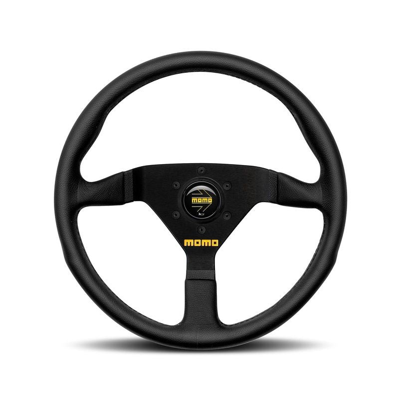 MOMO MOD.78 320mm Black Leather Racing Steering Wheel