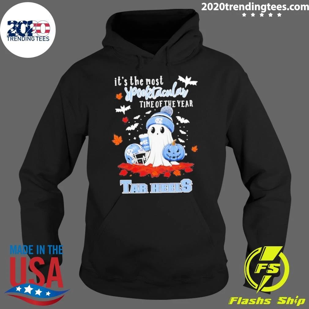 Ghost Halloween 2026 North Carolina Tar Heels It’s The Most Spooktacular Time Of The Year Shirt
