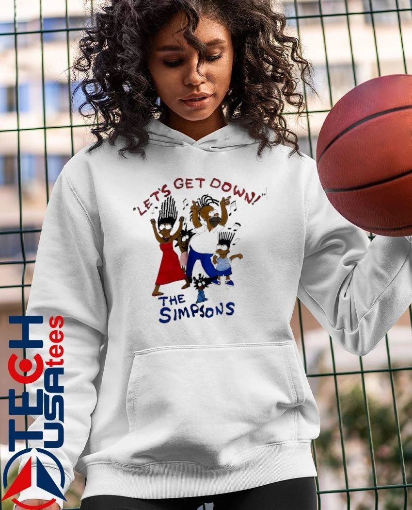 The Simpsons let’s get down shirt
