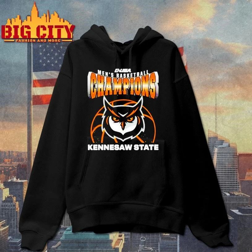 Kennesaw State Owls Champions C USA Men’s Basketball Tournament 2026 Shirt