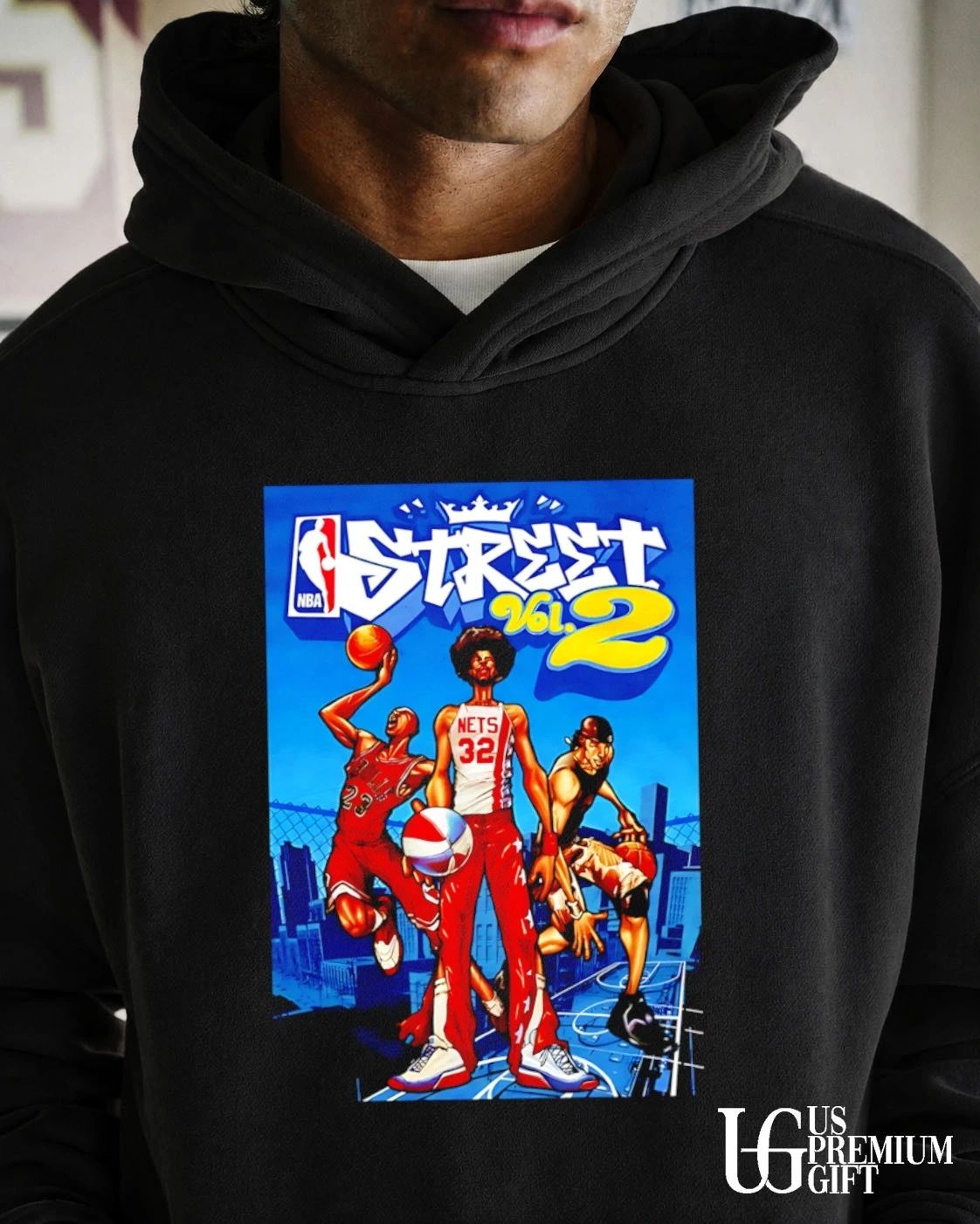 NBA Street Vol 2 cartoon shirt