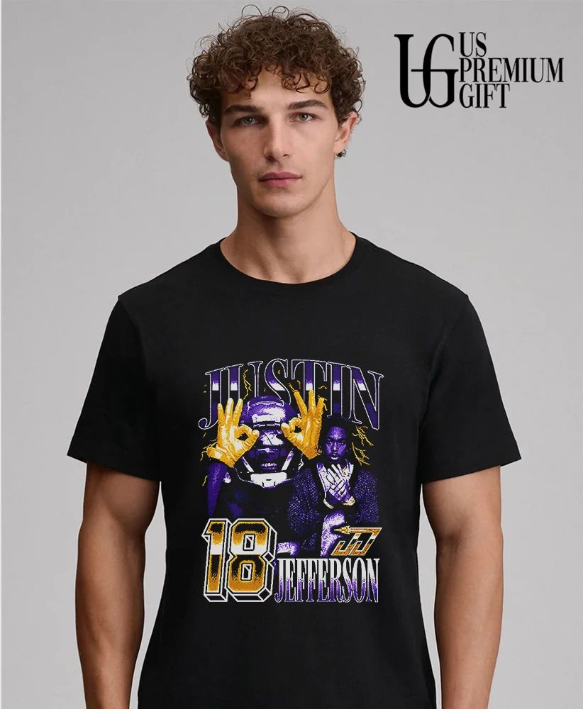 Justin Jefferson Minnesota Vikings Football signature shirt