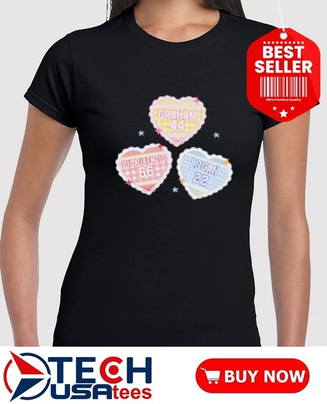 Hockey boyfriends Graham Logan DI Laurentis shirt