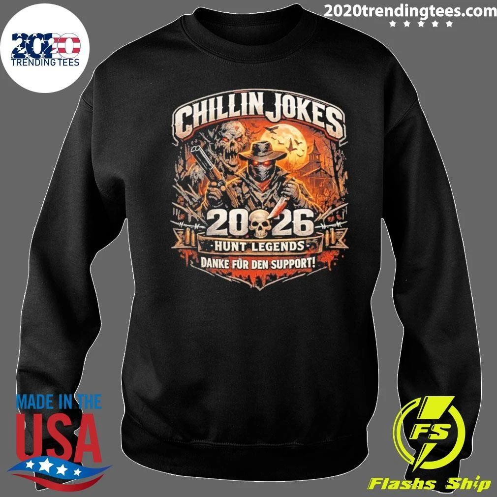 Chillin Jokes 2026 Hunt Legends Danke Für Den Support Shirt