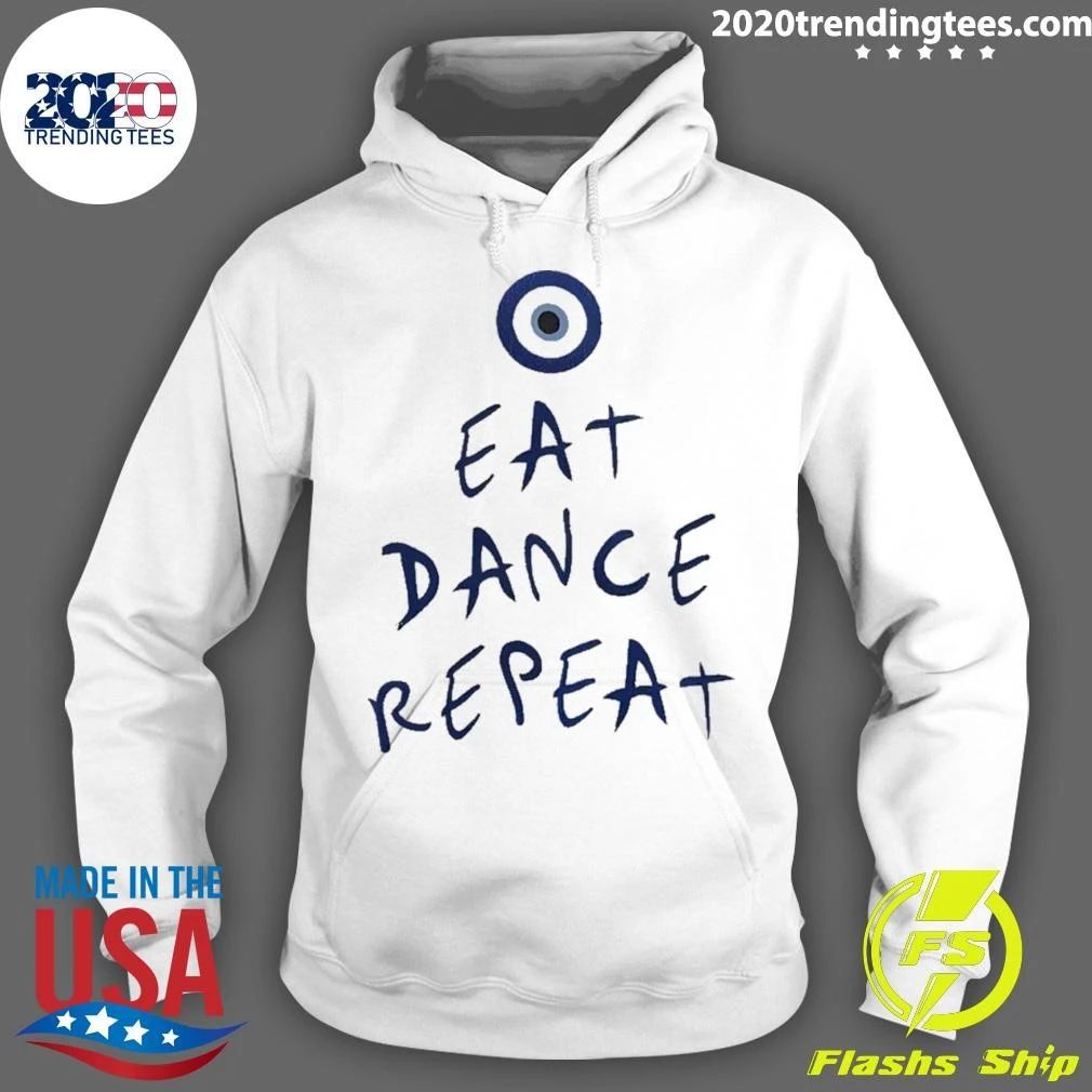 Eat Dance Repeat Text Shirt