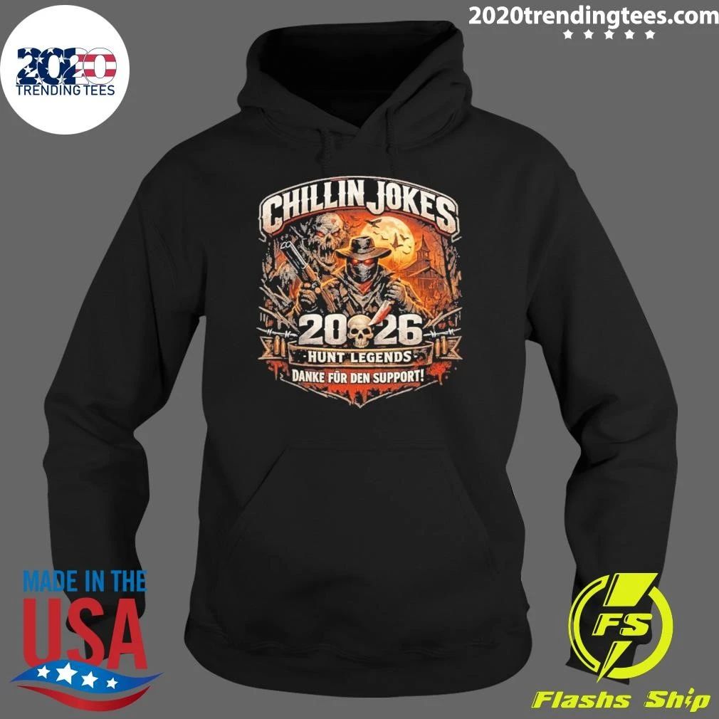 Chillin Jokes 2026 Hunt Legends Danke Für Den Support Shirt