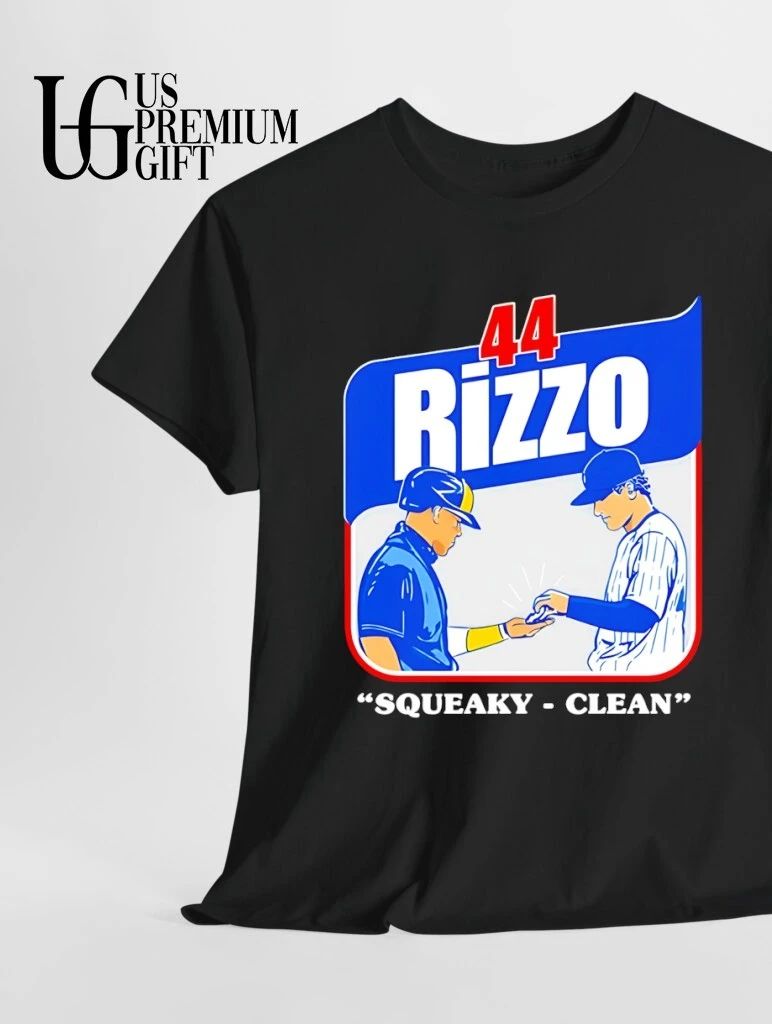 Anthony Rizzo 44 Squeaky Clean Chicago Cubs baseball shirt