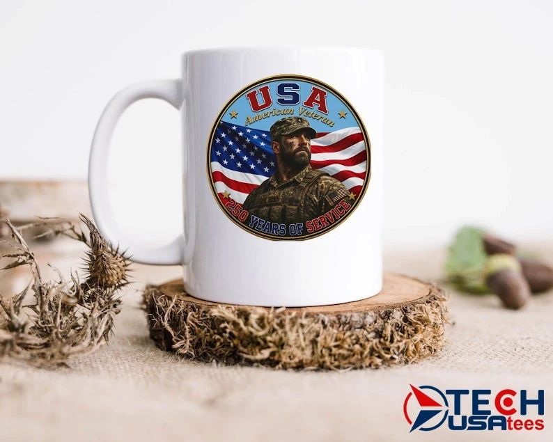 USA American Veteran 250 Years of Service shirt