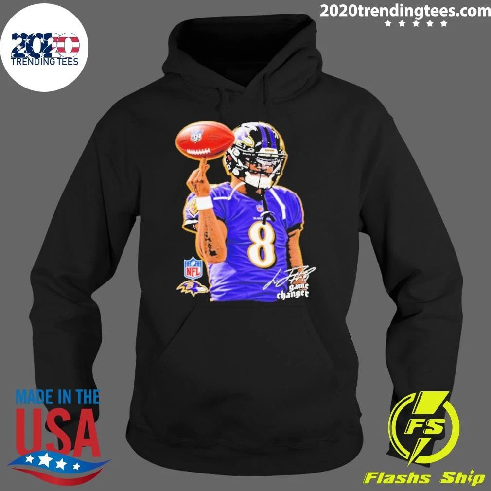Lamar Jackson Baltimore Ravens Game Changer Football Signature Shirt