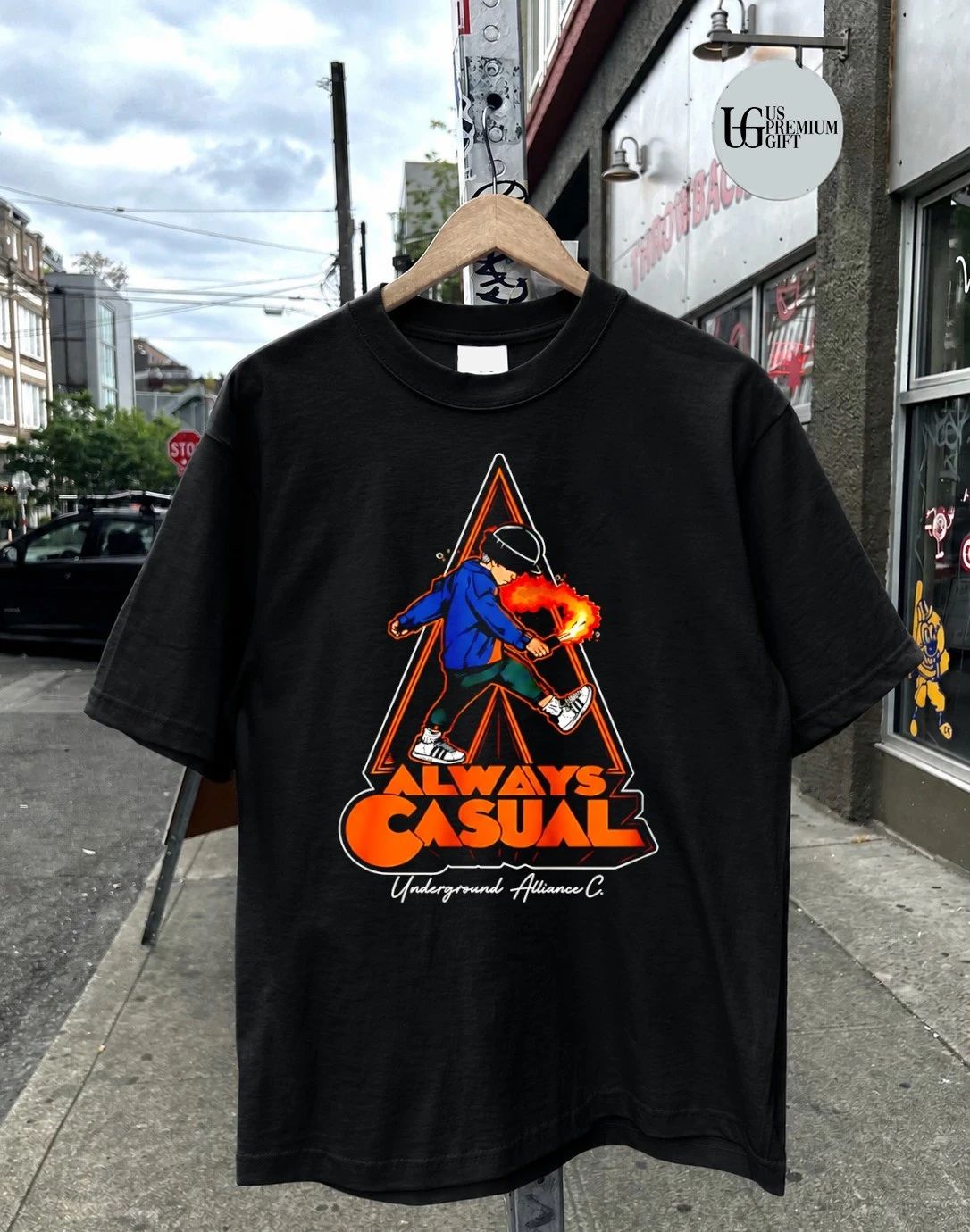 Football Casual Ultras Always Casual Underground Alliance C shirt
