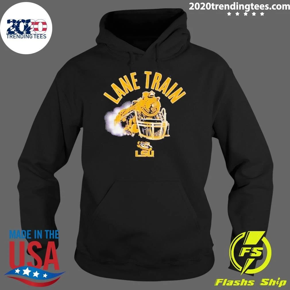 LSU Football Lane Train Text Shirt
