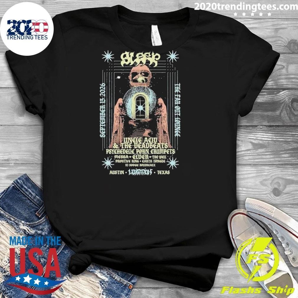 Sleep Levitation Festival 2026 Event Poster Austin Texas On September 13 2026 Shirt
